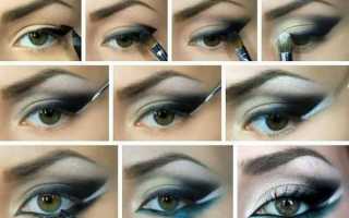 Арабский макияж для зеленых глаз